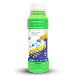 Thuốc trừ bệnh sinh học VUA KHUẨN chứa Kasugamycin 20 g/l giúp hỗ trợ kiểm soát bạc lá, cháy bìa lá, héo xanh, thối nhũn, thối quả và một số bệnh do nấm,