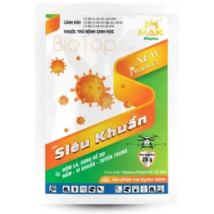Thuốc trừ bệnh sinh học chứa hoạt chất Polyoxin B, phổ tác dụng rộng và nội hấp nhanh, Hỗ trợ kiểm soát các bệnh do nấm và vi khuẩn, giúp hạn chế sự phát triển của tác nhân gây hại.