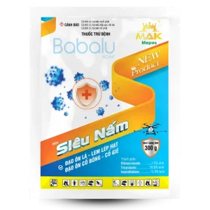Thuốc trừ bệnh SIÊU NẤM kết hợp Difenoconazole, Isoprothiolane và Tricyclazole giúp hỗ trợ kiểm soát đạo ôn lá, đạo ôn cổ bông, lem lép hạt, nội hấp nhanh, lưu dẫn mạnh và bảo vệ cây lúa hiệu quả.