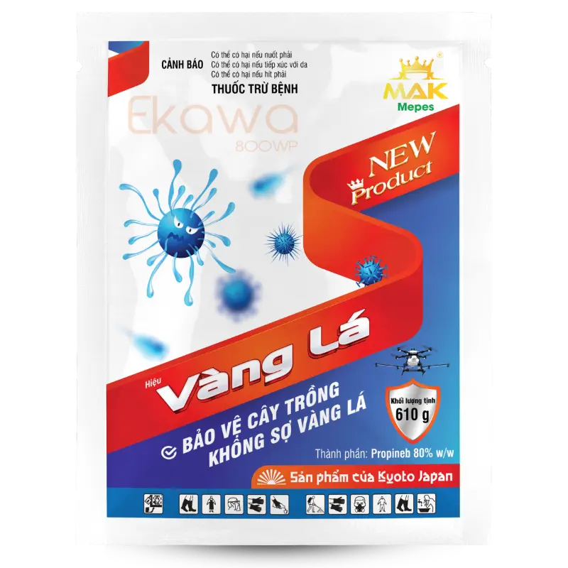 Thuốc trừ bệnh VÀNG LÁ, hỗ trợ kiểm soát thán thư, đốm lá, rỉ sét, sương mai, phấn trắng....