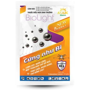 Thuốc điều hòa sinh trưởng CỨNG NHƯ BI - BIOLIGHT 100WP chứa hoạt chất Prohexadione Calcium