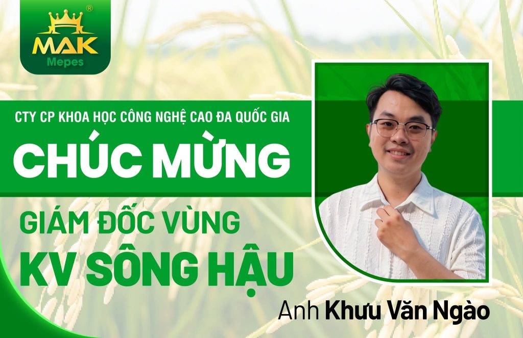 Mak Mepes công bố quyết định bổ nhiệm ông Khưu Văn Ngào giữ vị trí Giám đốc vùng khu vực sông Hậu
